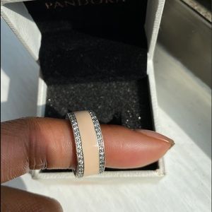 ‘Hearts of Pandora’ Ring Silver & Pink —AVAILABLE